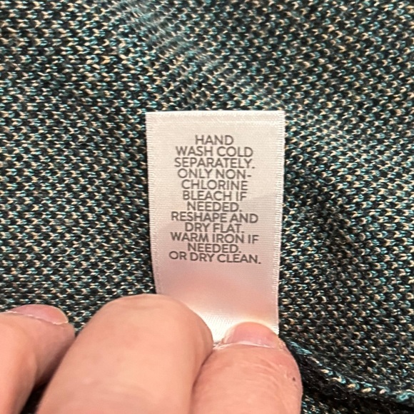 🌿 J. Jill Open-Front Jacquard Jacket | Size L 🌿 - Picture 7 of 7